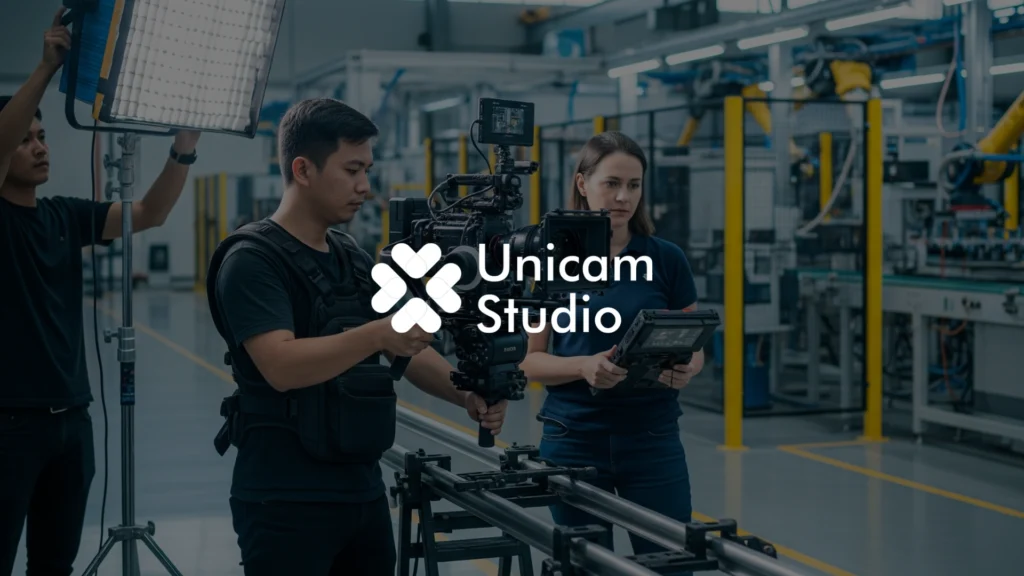 Unicam, spesialis jasa video industri di Jawa Barat, hadir untuk memenuhi kebutuhan video profil perusahaan, promosi, dan dokumentasi.