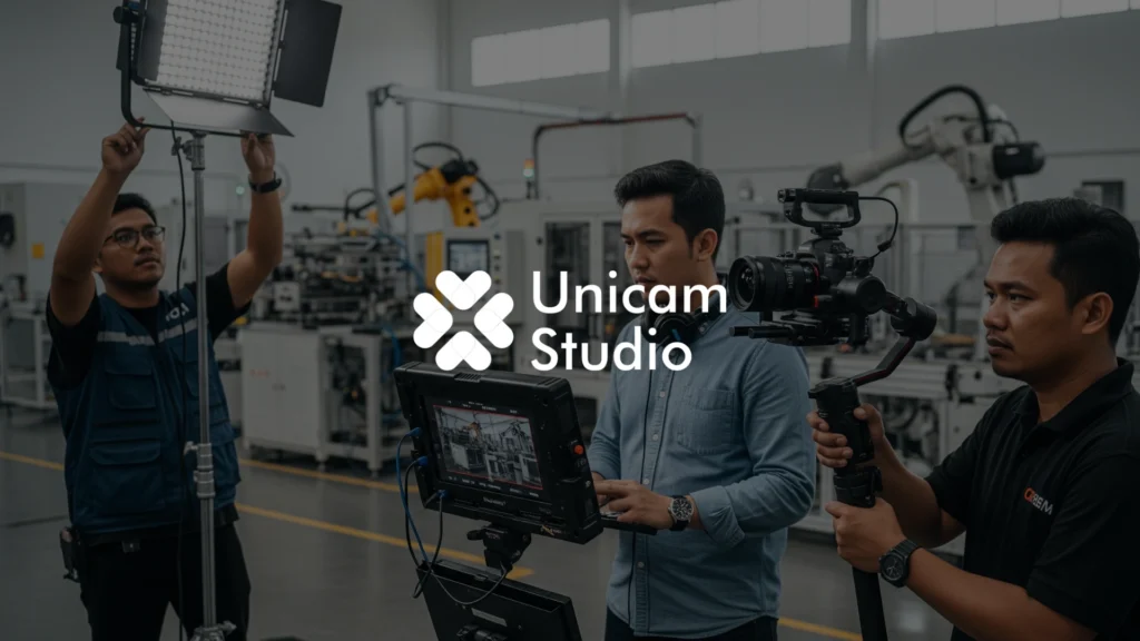 Unicam, spesialis jasa video industri di JaTim, hadir untuk memenuhi kebutuhan video profil perusahaan, promosi, dan dokumentasi.