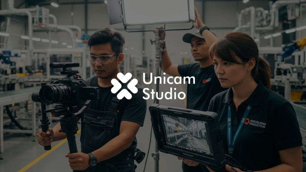 Unicam, spesialis jasa video industri di Bekasi, hadir untuk memenuhi kebutuhan video profil perusahaan, promosi, dan dokumentasi.