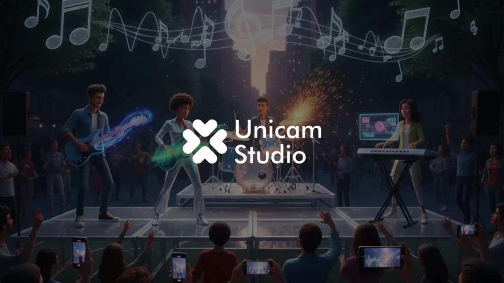 Vendor 3D AR Konser Musik terbaik: Unicam Studio. Video animation 3D, AR, film production, music video, dan video company profile inovatif.