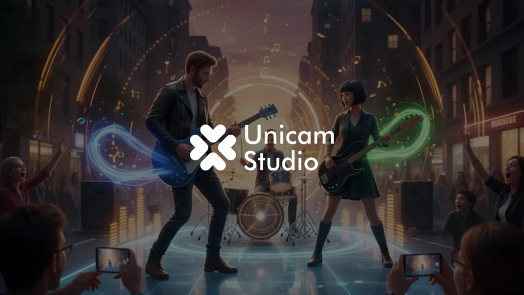Vendor 3D AR Konser Musik terbaik: Unicam Studio. Video animation 3D, AR, film production, music video, dan video company profile inovatif.