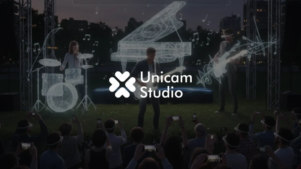 Vendor 3D AR Konser Musik Jakarta: Unicam Studio. Video animation 3D/AR, film production, music video, dan solusi visual event profesional.