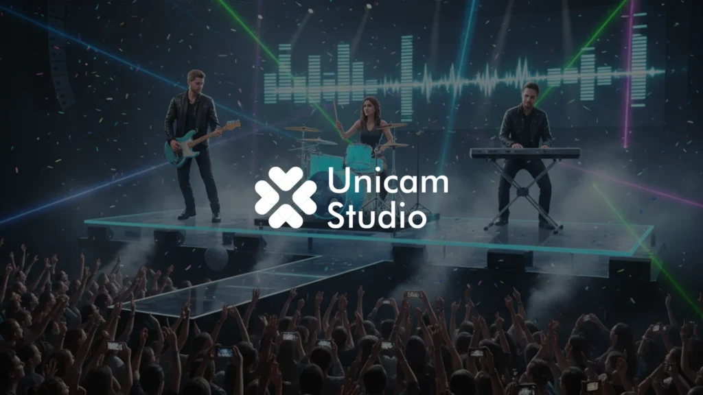 Vendor 3D AR Konser Musik Batam Unicam Studio. Hadirkan visual konser imersif dengan teknologi AR 3D dan layanan film production profesional.