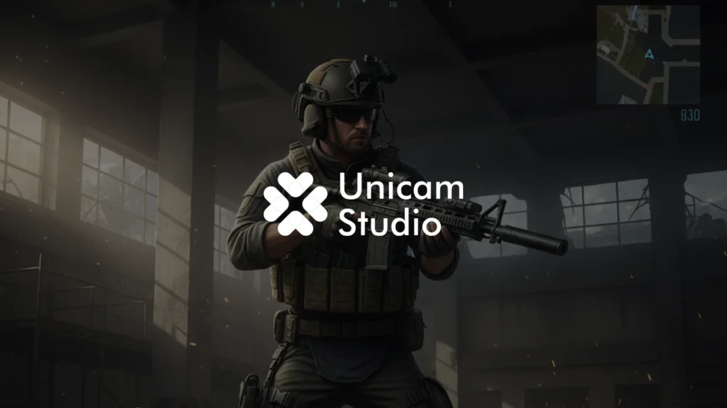 Vendor Video 2D Tactical Simulation Cikarang: Unicam Studio. Video animation, safety induction, dan film production industri profesional.