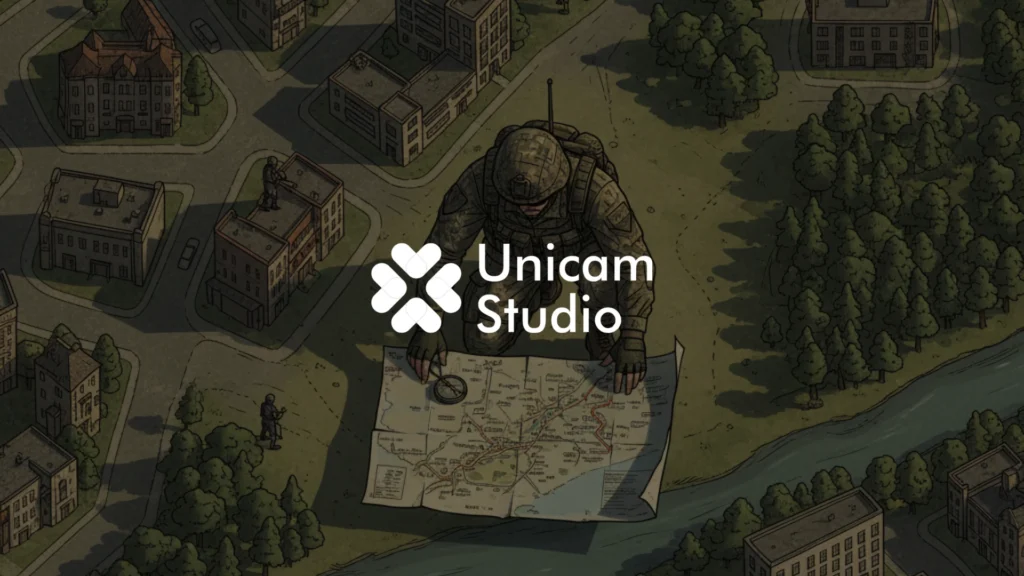 Vendor Video 2D Tactical Simulation Surabaya. Unicam Studio: Jasa animasi 2D, film production, dan simulasi taktis profesional di Surabaya.