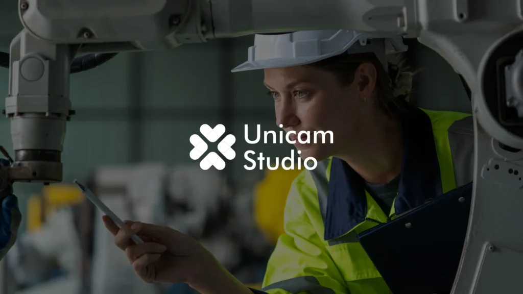 Vendor 3D Factory Workflow Cikarang: Unicam Studio. Visualisasi 3D canggih untuk desain pabrik, simulasi alur kerja, dan pelatihan industri.