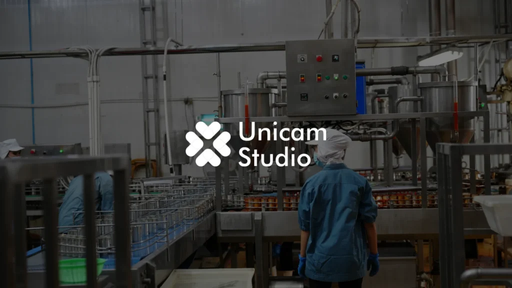 Vendor 3D Factory Workflow Bali: Unicam Studio. Visualisasi 3D canggih untuk desain proyek, simulasi alur kerja, dan pelatihan industri.