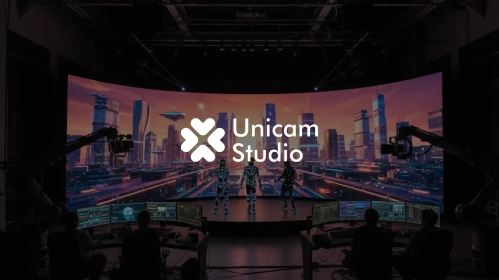Real Time 3D Visual Production: Unicam Studio. Solusi cepat dan berkualitas untuk film, animasi 3D, TVC, hingga video AI profesional Anda.