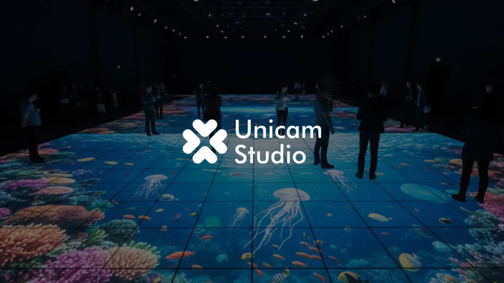 Tingkatkan visual event Anda: Jasa Immersive LED Floor dari Unicam Studio. Solusi lantai LED interaktif untuk film, iklan, dan event kreatif.