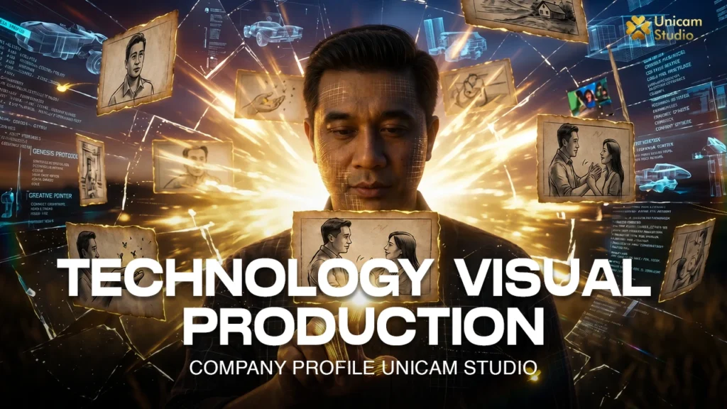 Unicam Studio provides end-to-end creative solutions, including AI Video Production, 2D & 3D Animation, Corporate Videos, Film Production, and Immersive Experiences tailored for diverse industries.