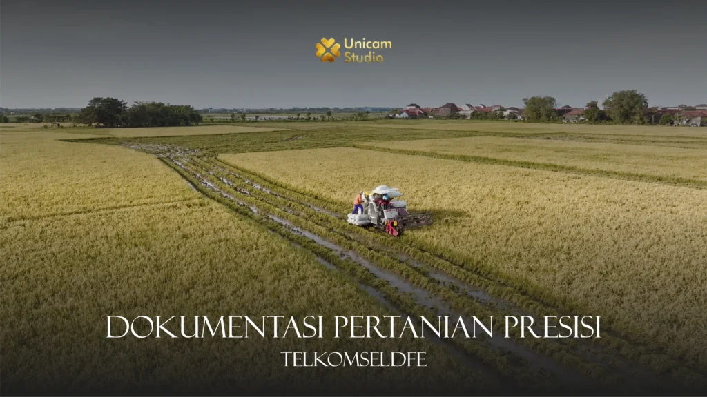 Campaign Video for Telkomsel DFE, presenting precision agriculture powered by drone spraying technology to enhance efficiency and productivity in the agricultural industry.