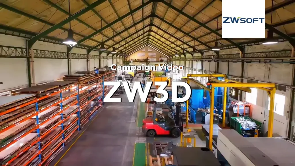 Campaign Video for ZW3D Software by ZWSoft, presenting CAD/CAM software implementation in the manufacturing industry through professional visuals and engaging storytelling.
