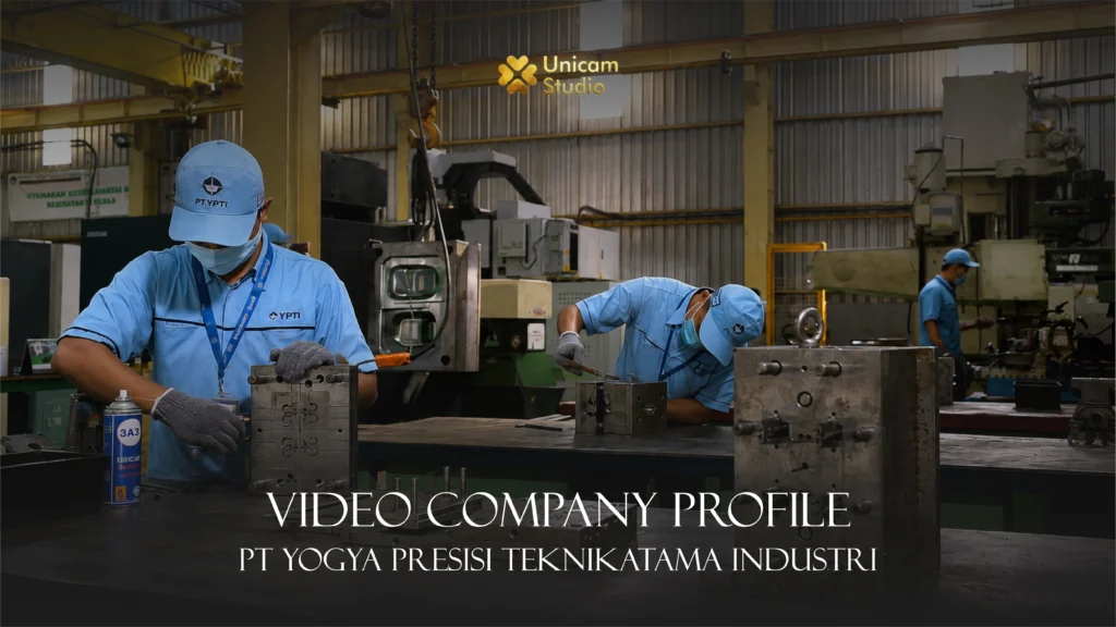 Corporate Profile Video for PT Yogya Presisi Teknikatama Industri (YPTI), presenting expertise in precision manufacturing, mold making, spare parts production, and modern manufacturing technology.