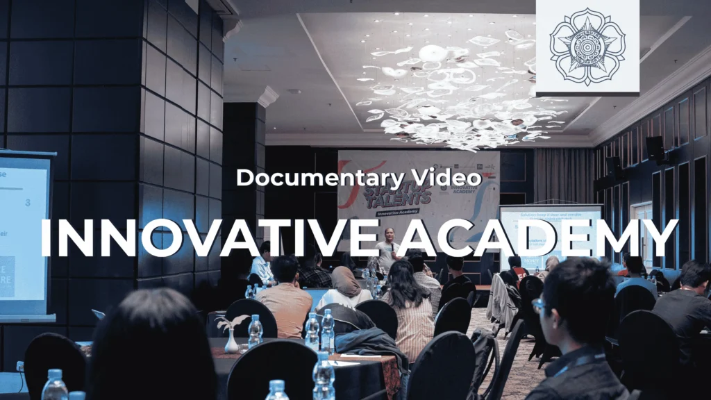 Documentary Video for Innovative Academy at Universitas Gadjah Mada (UGM), highlighting innovation, collaboration, and talent development through engaging cinematic storytelling.