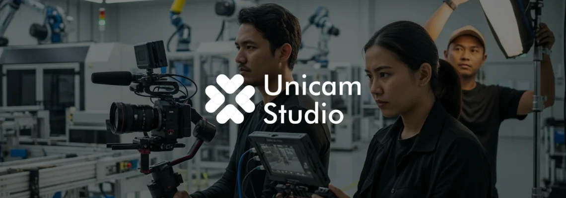 Unicam, spesialis jasa video industri di Jawa Timur, hadir untuk memenuhi kebutuhan video profil perusahaan, promosi, dan dokumentasi.