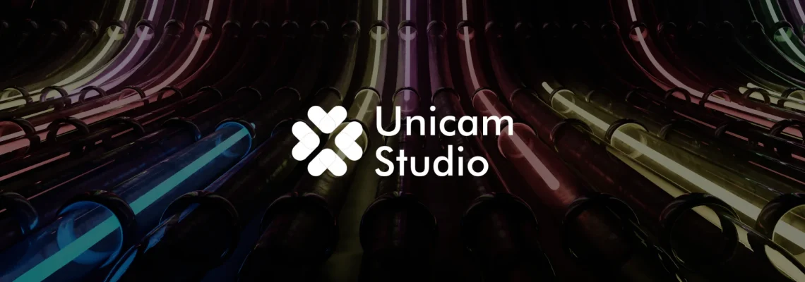 Jasa Immersive Laser VJ dari UNICAM STUDIO. Transformasi event Anda dengan perpaduan laser dan visual interaktif spektakuler.