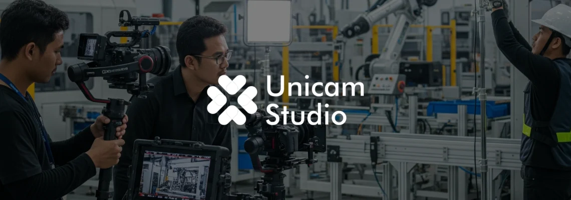 Unicam, spesialis jasa video industri di Solo, hadir untuk memenuhi kebutuhan video profil perusahaan, promosi, dan dokumentasi.