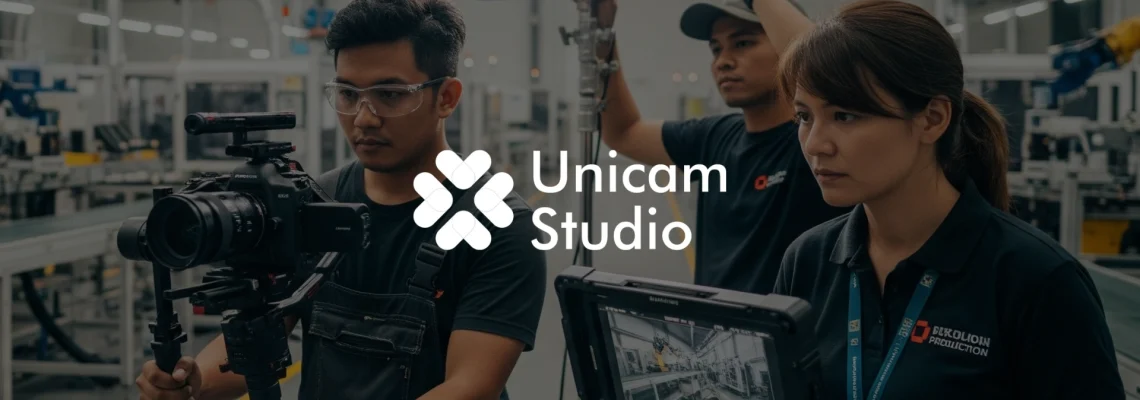 Unicam, spesialis jasa video industri di Tangerang, hadir untuk memenuhi kebutuhan video profil perusahaan, promosi, dan dokumentasi.
