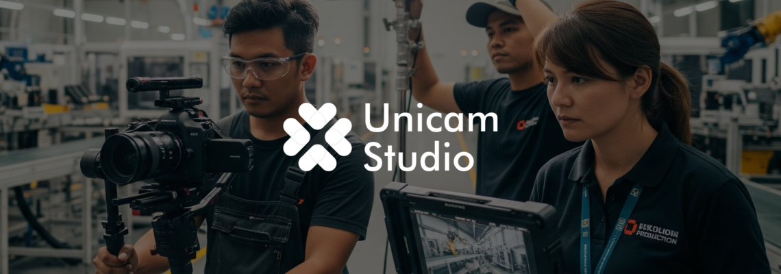 Unicam, spesialis jasa video industri di Depok, hadir untuk memenuhi kebutuhan video profil perusahaan, promosi, dan dokumentasi.