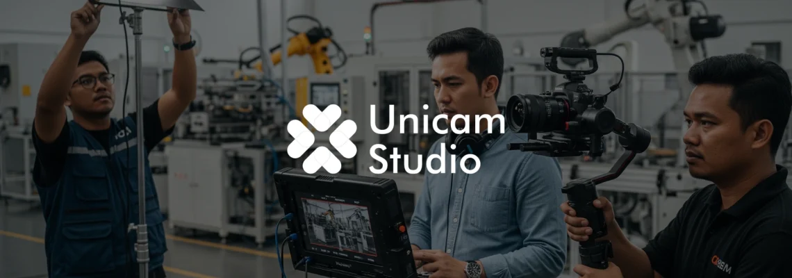 Unicam, spesialis jasa video industri di JaTim, hadir untuk memenuhi kebutuhan video profil perusahaan, promosi, dan dokumentasi.