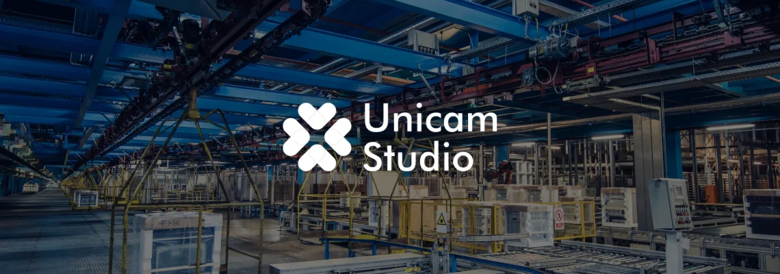 Vendor Video 3D Factory Process: Unicam Studio. Visualisasi 3D detail alur pabrik. Efektif untuk pelatihan, pemasaran, optimalisasi industri.