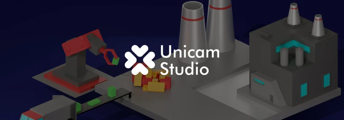 Vendor Video 3D Factory Process Surabaya oleh Unicam Studio. Visualisasi 3D pabrik meningkatkan pelatihan dan efisiensi industri.