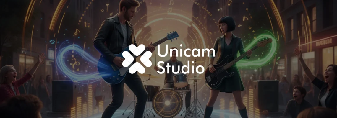 Vendor 3D AR Konser Musik terbaik: Unicam Studio. Video animation 3D, AR, film production, music video, dan video company profile inovatif.