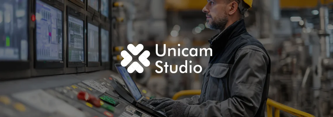 Vendor 3D Factory Workflow Jakarta: Unicam Studio. Visualisasi 3D canggih untuk desain pabrik, simulasi alur kerja, dan pelatihan industri.
