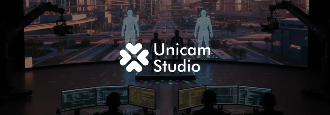 Real Time 3D Visual Production Surabaya: Unicam Studio. Produksi video ads, animasi, film lebih cepat dengan teknologi rendering seketika.