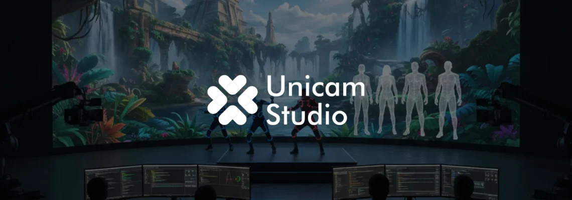 Tingkatkan kualitas konten Anda: Real Time 3D Visual Production Depok dari Unicam Studio. Produksi video AI, animasi, dan iklan lebih cepat.